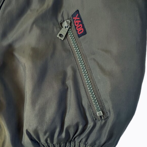 Vintage John Weitz X600 Bomber Safari Jacket XS/S Military 70s 80s Retro Racing - Picture 7 of 11